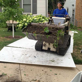 ground protection mats for landscapers