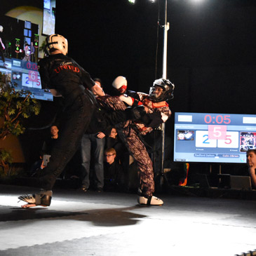 Tournament Sparring on Greatmats Puzzle Mats