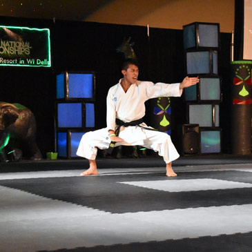 Traditional Karate Forms Champion Connor Chasteen - 2019 Infinity National Championships