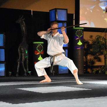 Traditional Karate Weapons Champion Corey Holzman on Greatmats