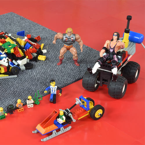 ClickBase Carpet and Court Flat Top with toys