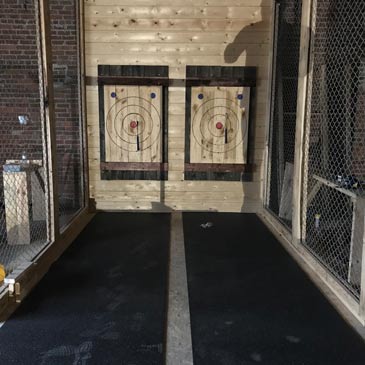 Craft Axe Throwing Rubber Floor