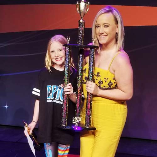 Dance Instructor fo the Year Katelyn Byrd