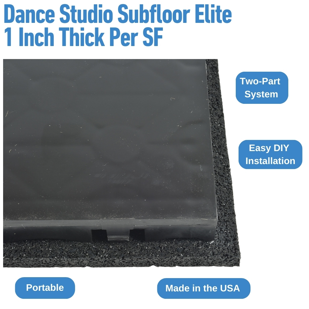 Dance Studio Subfloor Elite infographic