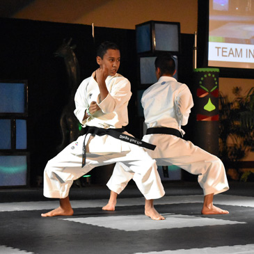Diego Rodriguez-Florez on Greatmats 1 inch Karate mats