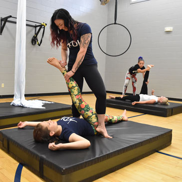 aerial yoga safety mats