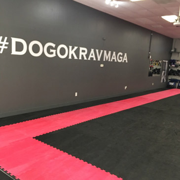 red and black large foam mats