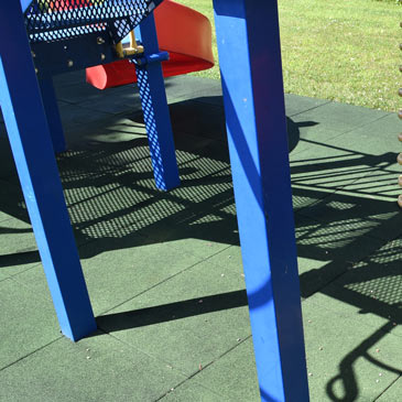 Playground Rubber Tiles Outdoor at Iowa Park