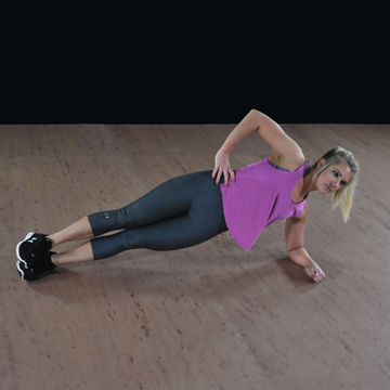 Wood Look Floor Mat for Exercise