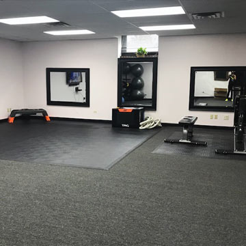 flooring for home gym in concrete basement