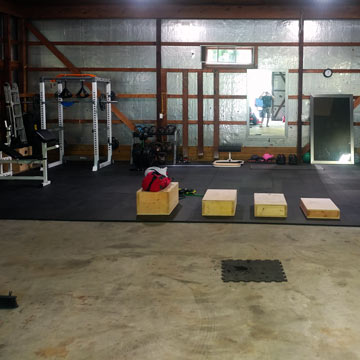 Best Garage Gym Flooring - Foam Mats