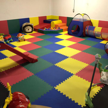 colorful play mats