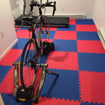 puzzle home gym flooring