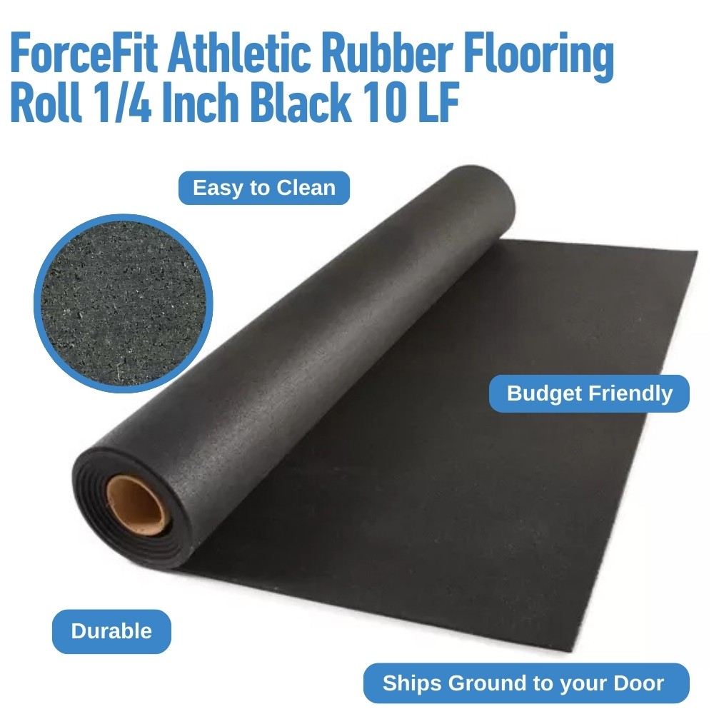 2x10 ft rubber flooring roll for van