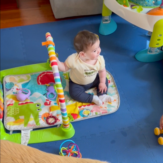 frank brodie testimonial blue foam mats in kids play area