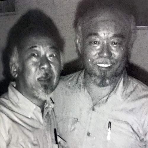 Fumio Demura Sensei and Pat Morita for Karate Kid