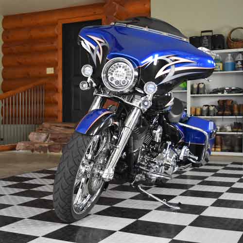 Tiles for Garage Floor - Mark Lund Motorcycle