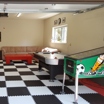 Game Room Flooring Options for Garages, Basements & More