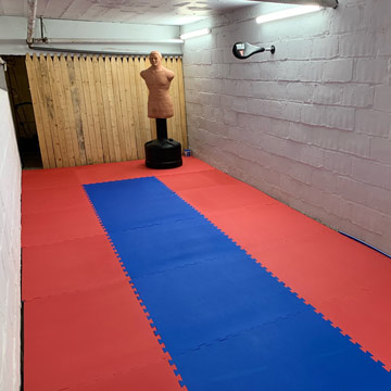 dojo mats for garage taekwondo