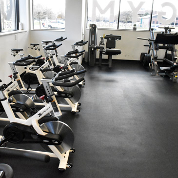 Commercial Rubber Personal Training Gym Flooring