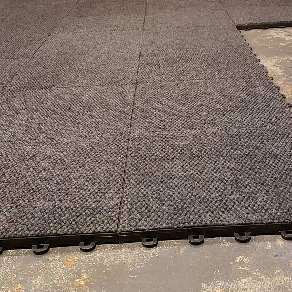 carpet tiles best flooring over basement concrete
