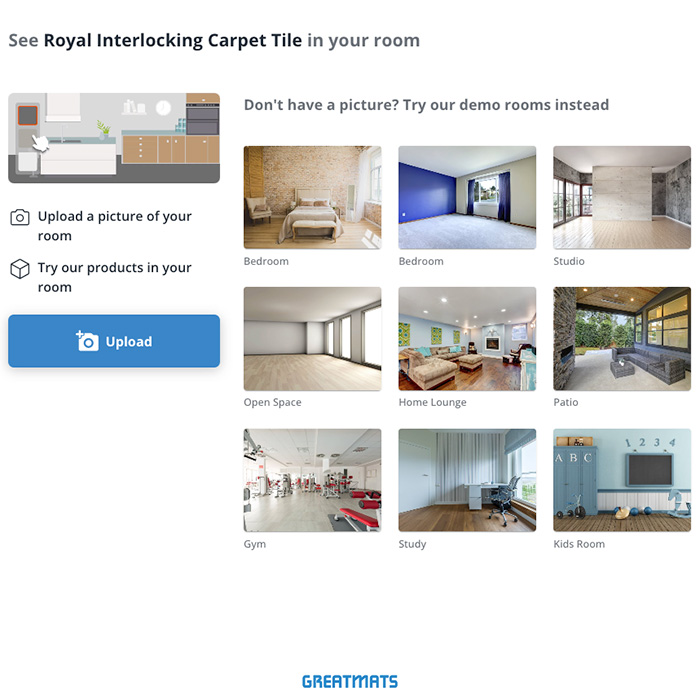 Free Online Room Visualizer Tool for Floors Upload a Photo