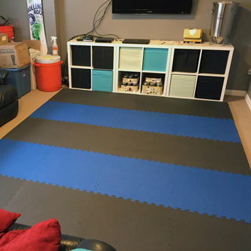 Foam Mats are Easy to Clean