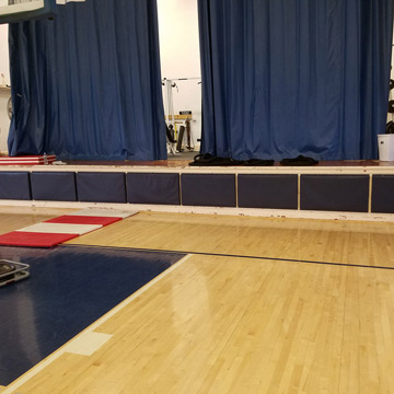 Gymnasium Temporary Vinyl Flooring Covers