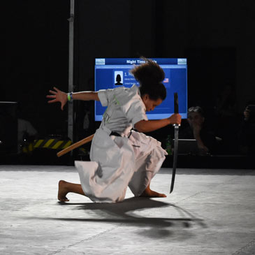 Haley Glass competes in 2018 CMX Weapons finale at Infinity National Championships