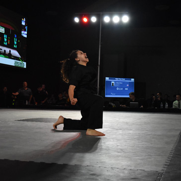 Haley Glass Kihap on Greatmats Martial Arts Mats