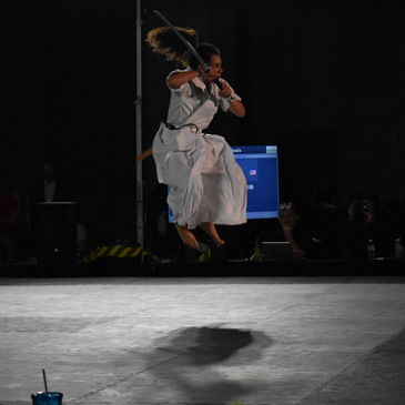 Haley Glass flying sword technique at Infinity National Championships
