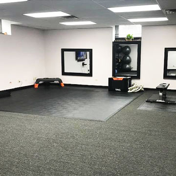 Best Gym Floor Over Carpet for Home - StayLock Tiles