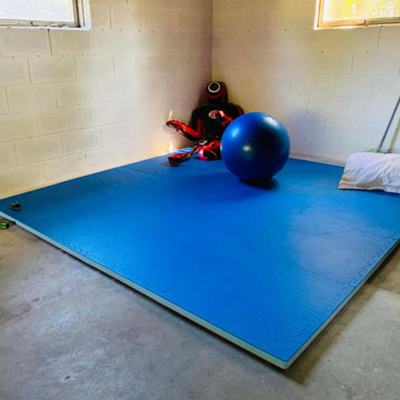 DIY Home Martial Arts Dojo Flooring