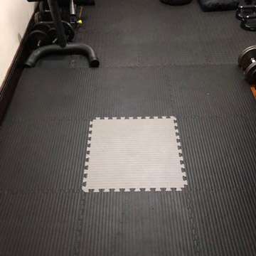 Interlocking BJJ Mats on Floor and Wall 1.5 Inch