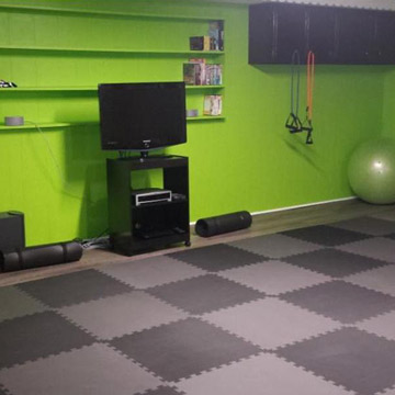 Home Workout Room Foam Flooring Squares