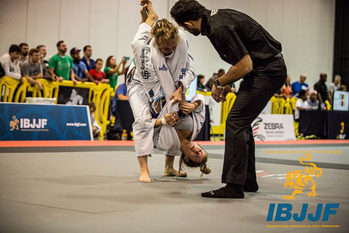 Jessica Duncan in IBJJF Competition