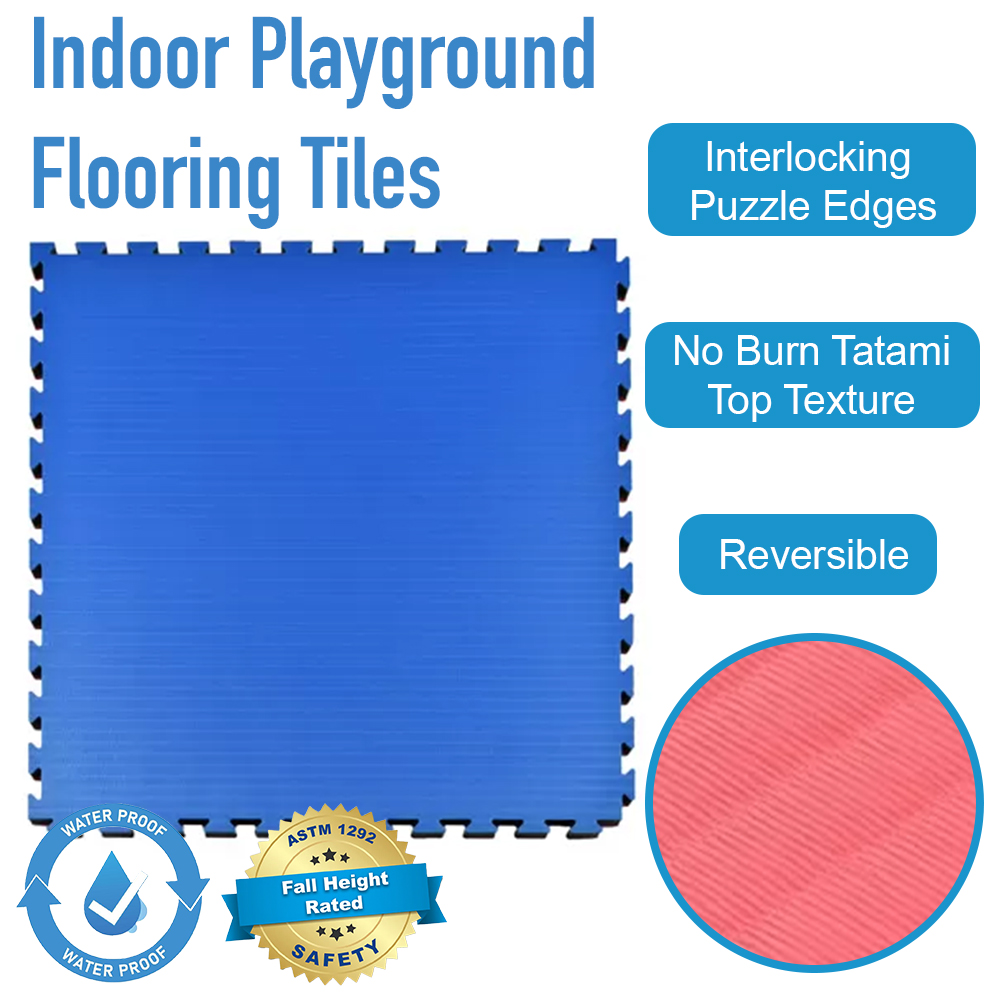 Indoor Play Flooring Foam Mat Flooring 1-5/8 Inch infographic