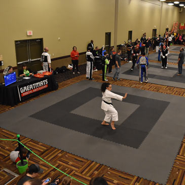 Sport Karate Ring Mats - Haley Glass Infinity National Championships