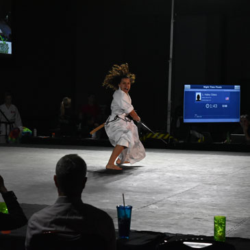 Sport Karate Stage Mats - Haley Bulletproof Glass at 2018 Infinity National Championships