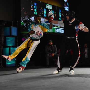 Willie Hicks and Alex Dingmann on Greatmats Martial Arts Mats