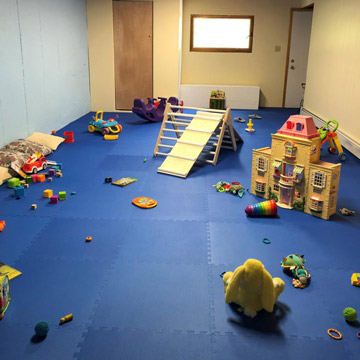 basement play area foam mat flooring