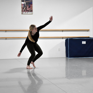 gray marley dance flooring
