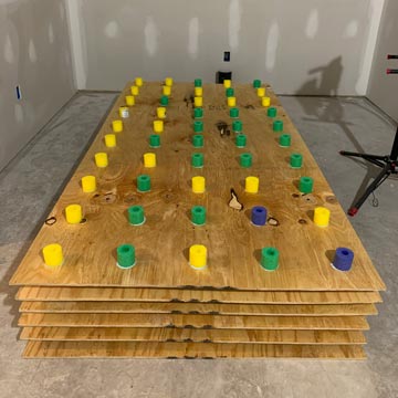 homemade sprung floor