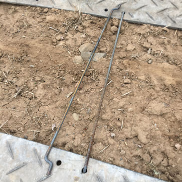 Ground protection mat connections