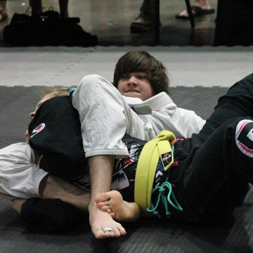 Gray and Black Jiu Jitsu Mats