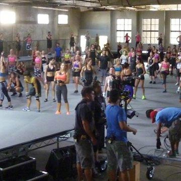 Group Aerobic Exercise Flooring