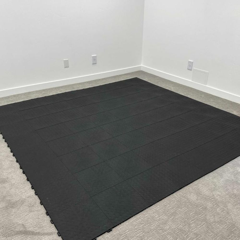 diy home gym flooring