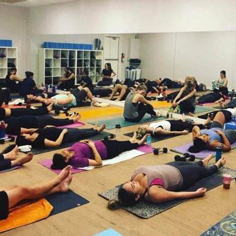 Group Yoga Flooring and Buti Mats