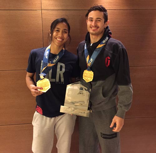 Kristina Barlaan and Caio Terra