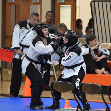 Sparring Body Punch Kyuki-Do Sparring